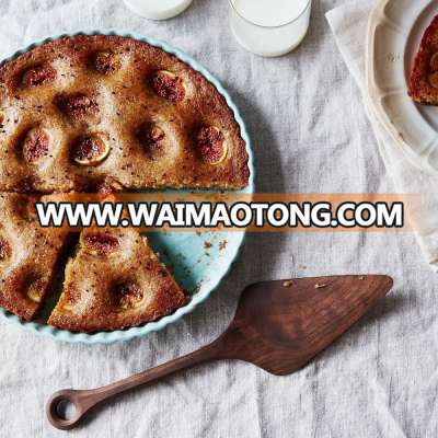 Black Walnut Wooden Pie Server